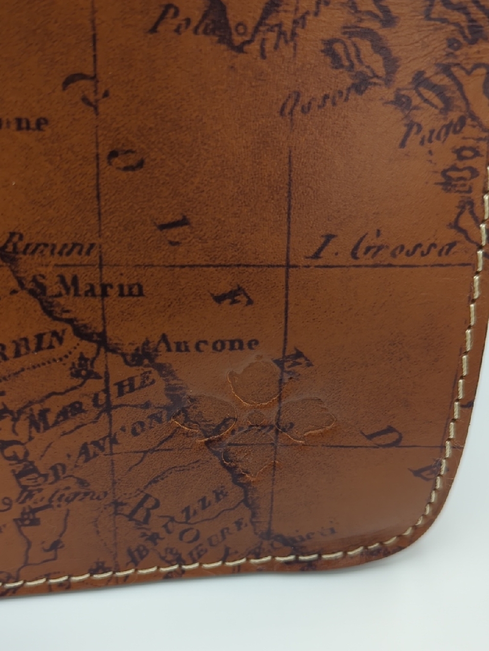 Patricia Nash "Riot Rust" Signature Map Handbag - Picture 10 of 10